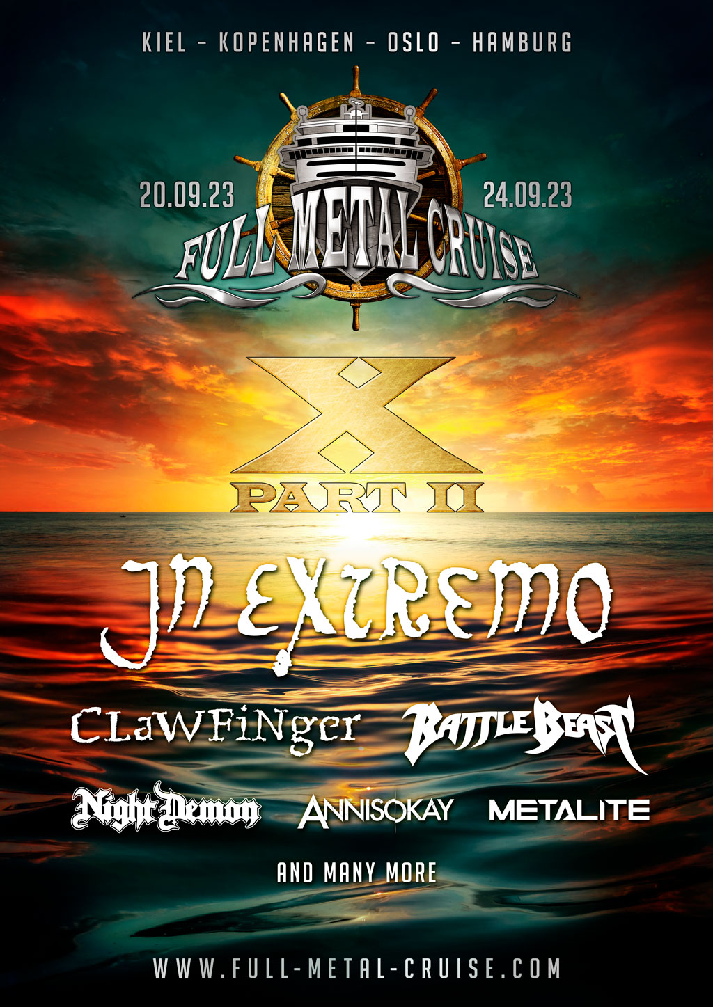 Full Metal Cruise X Part II: Erste Bands für die zweite Runde!